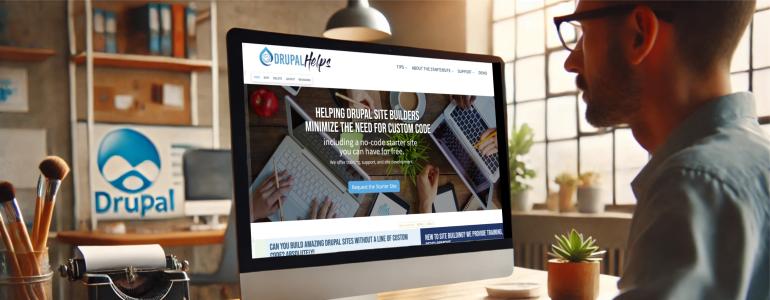 working on Drupal