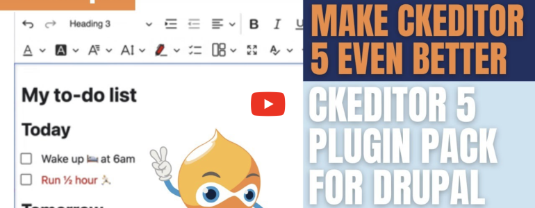 CKEditor 5 plugin pack video