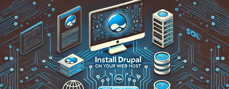 install drupal at a webhost