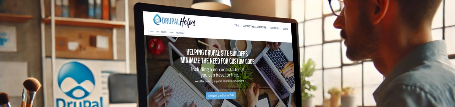 working on Drupal