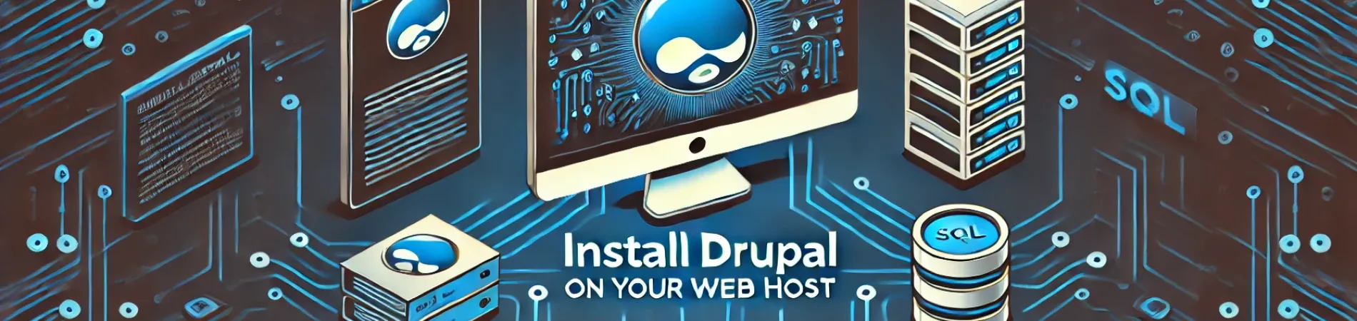 install drupal at a webhost